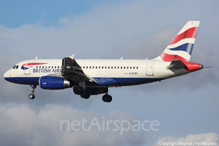 British Airways Airbus A319-131 (G-EUPV) | Photo 368854