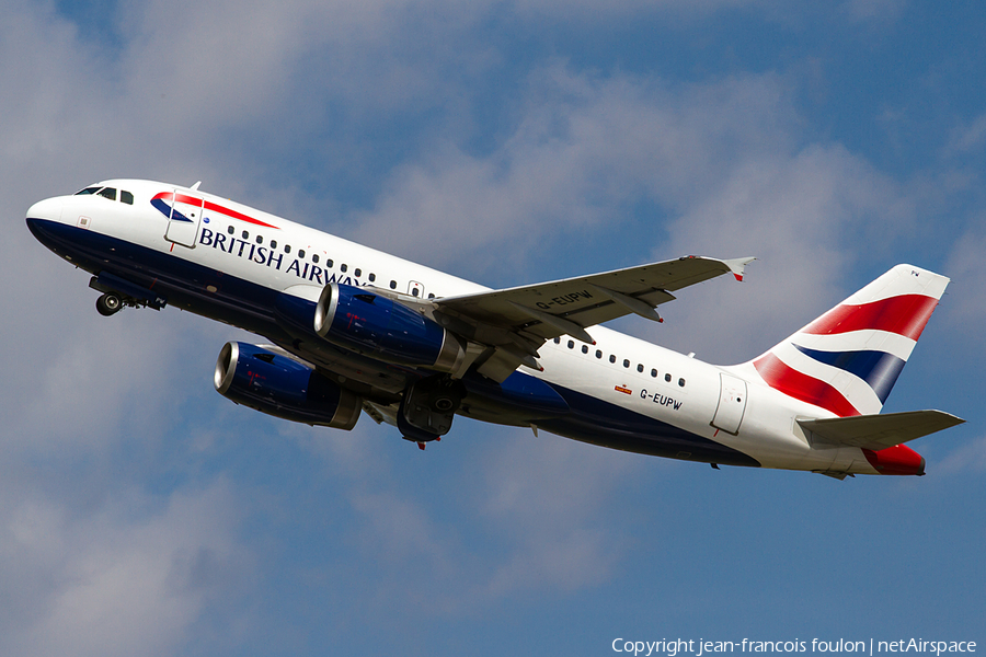 British Airways Airbus A319-131 (G-EUPW) | Photo 90323
