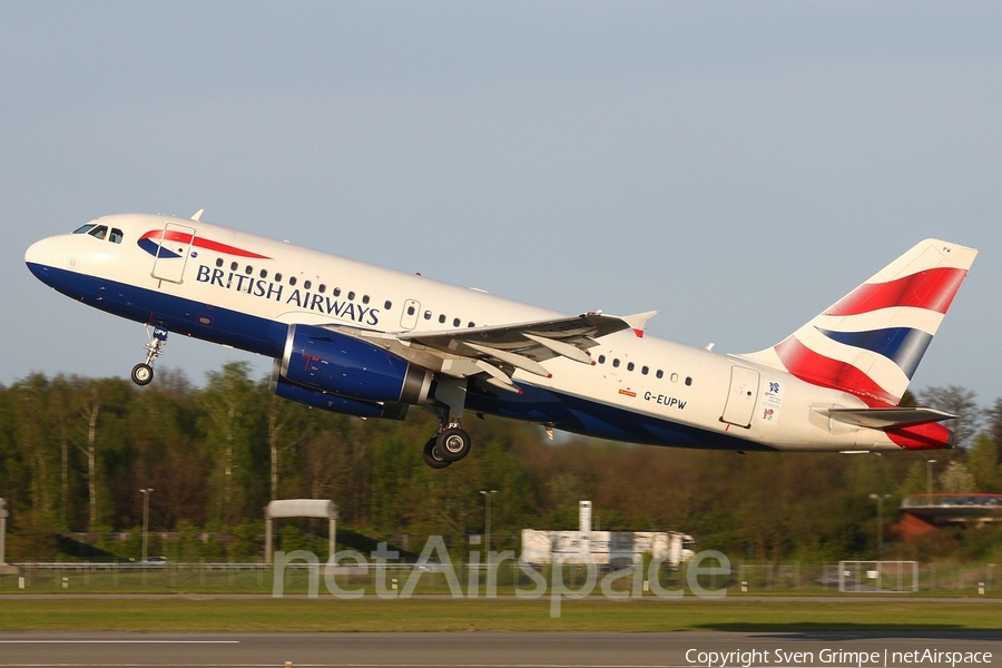 British Airways Airbus A319-131 (G-EUPW) | Photo 17165