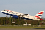 British Airways Airbus A319-131 (G-EUPW) at  Hamburg - Fuhlsbuettel (Helmut Schmidt), Germany