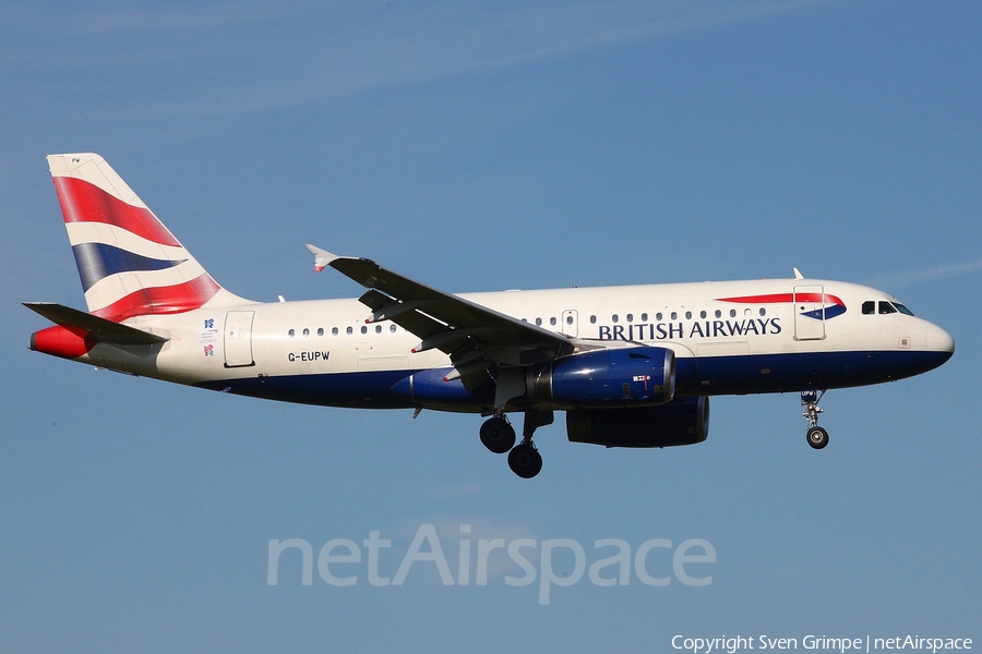 British Airways Airbus A319-131 (G-EUPW) | Photo 21856