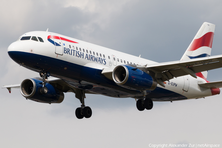 British Airways Airbus A319-131 (G-EUPW) | Photo 176134