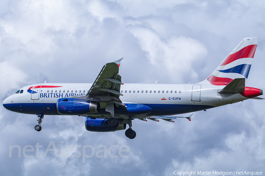 British Airways Airbus A319-131 (G-EUPW) | Photo 247860