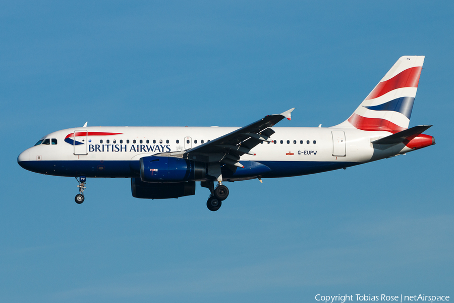 British Airways Airbus A319-131 (G-EUPW) | Photo 300848