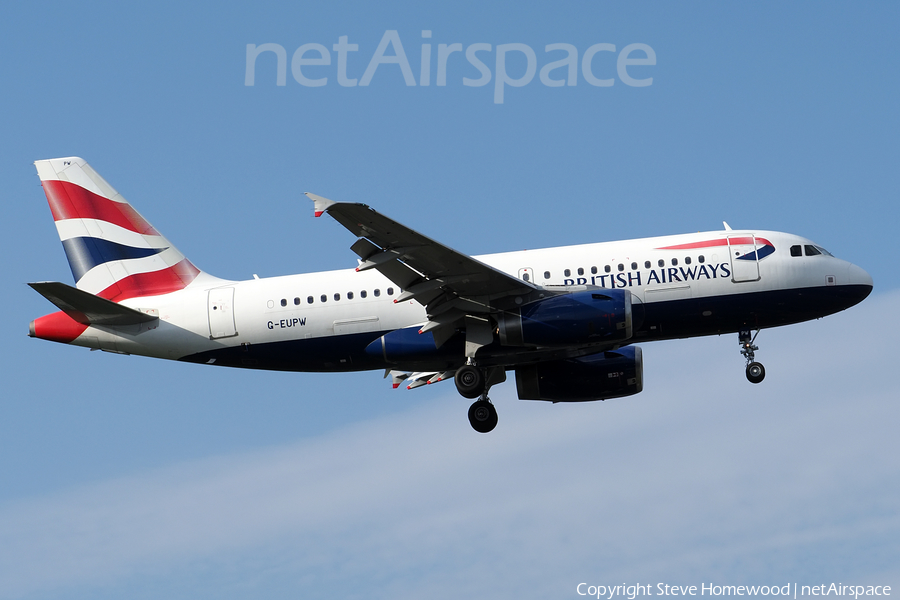 British Airways Airbus A319-131 (G-EUPW) | Photo 505204