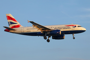 British Airways Airbus A319-131 (G-EUPW) at  London - Heathrow, United Kingdom
