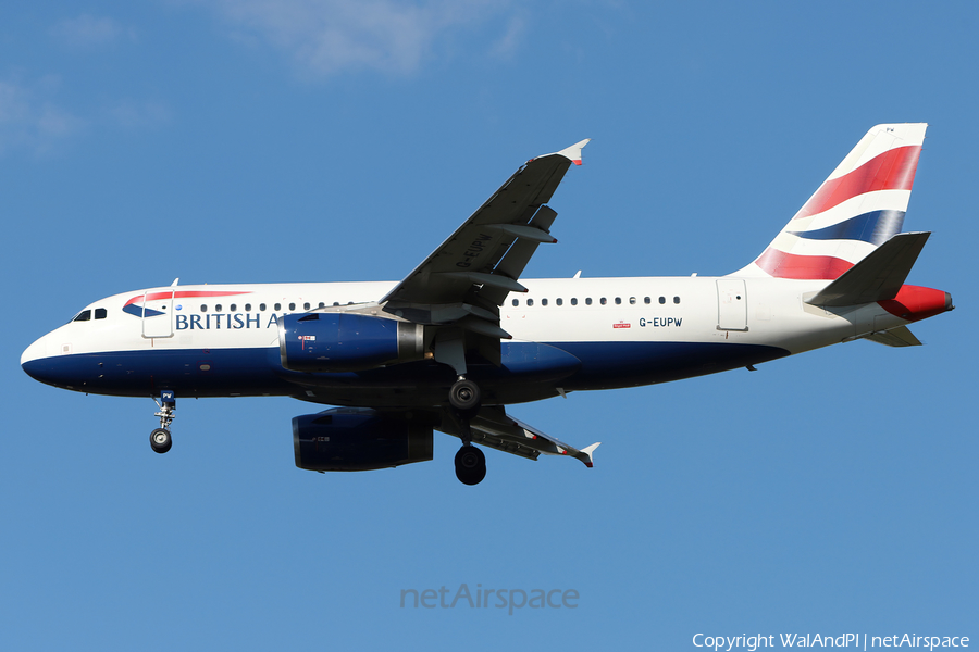 British Airways Airbus A319-131 (G-EUPW) | Photo 579144