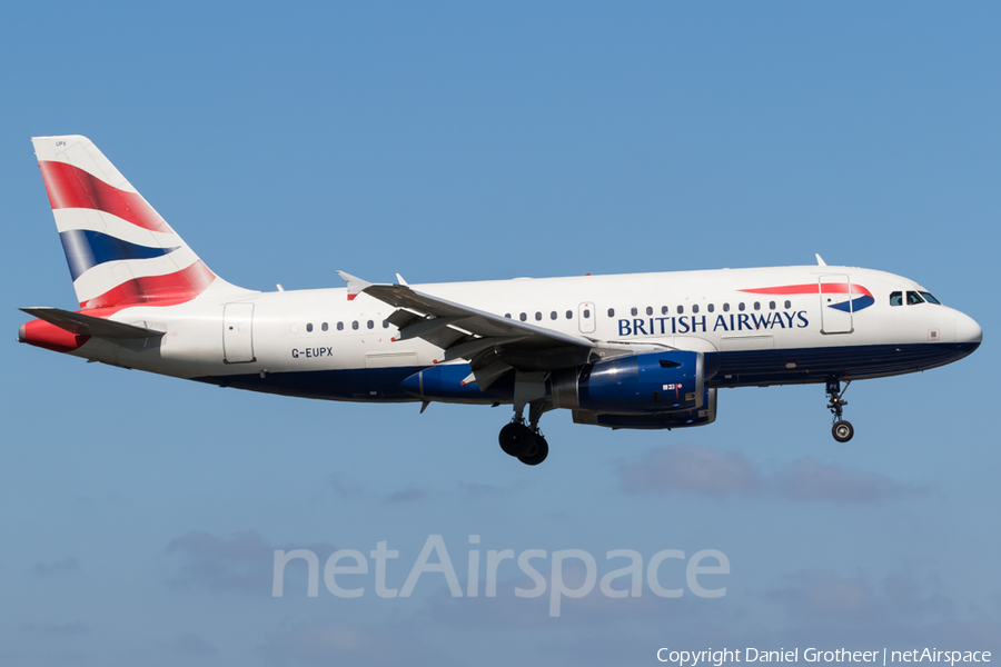 British Airways Airbus A319-131 (G-EUPX) | Photo 165351