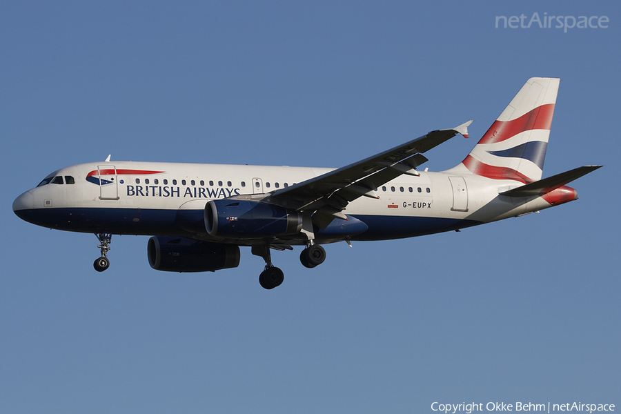 British Airways Airbus A319-131 (G-EUPX) | Photo 42122