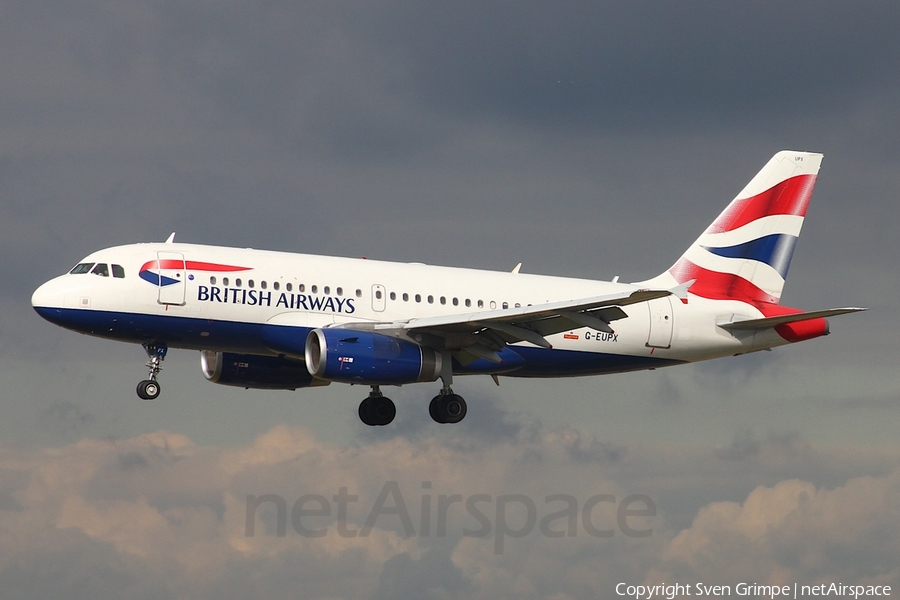 British Airways Airbus A319-131 (G-EUPX) | Photo 680162