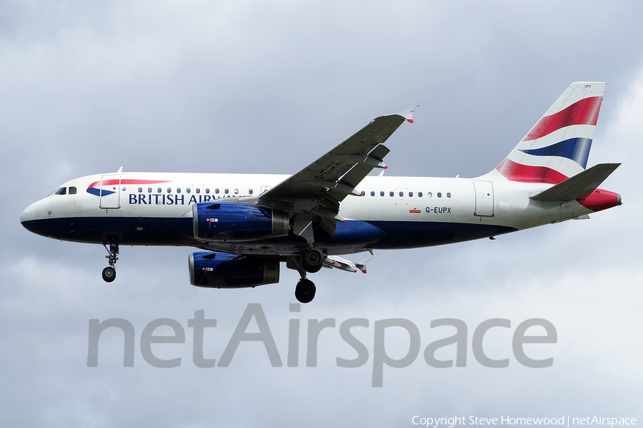 British Airways Airbus A319-131 (G-EUPX) | Photo 168725