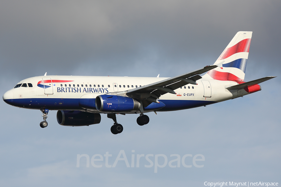 British Airways Airbus A319-131 (G-EUPX) | Photo 363217