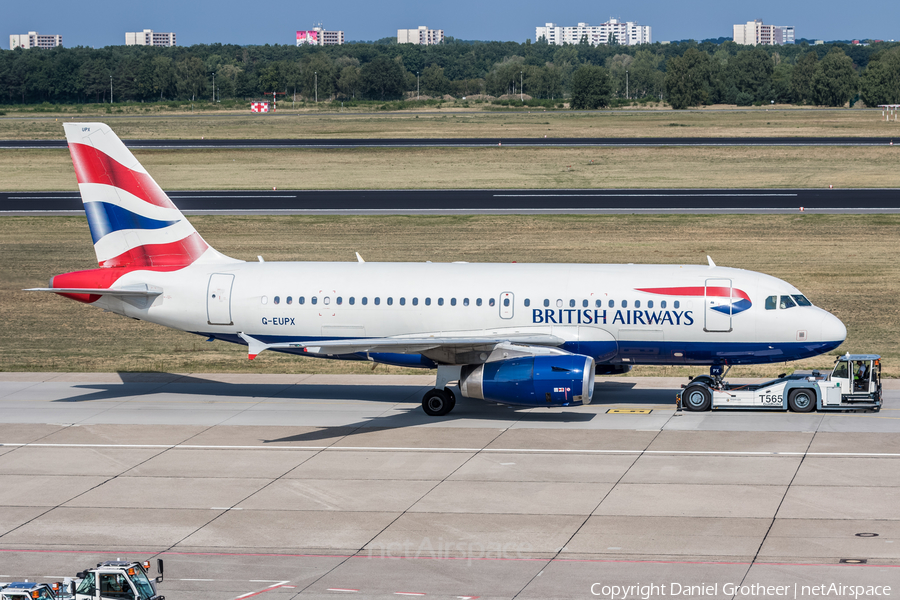 British Airways Airbus A319-131 (G-EUPX) | Photo 85273