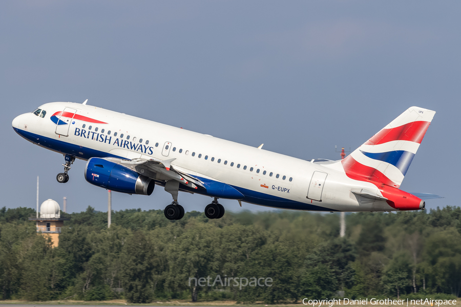 British Airways Airbus A319-131 (G-EUPX) | Photo 85277