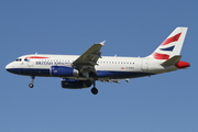 British Airways Airbus A319-131 (G-EUPY) at  Barcelona - El Prat, Spain