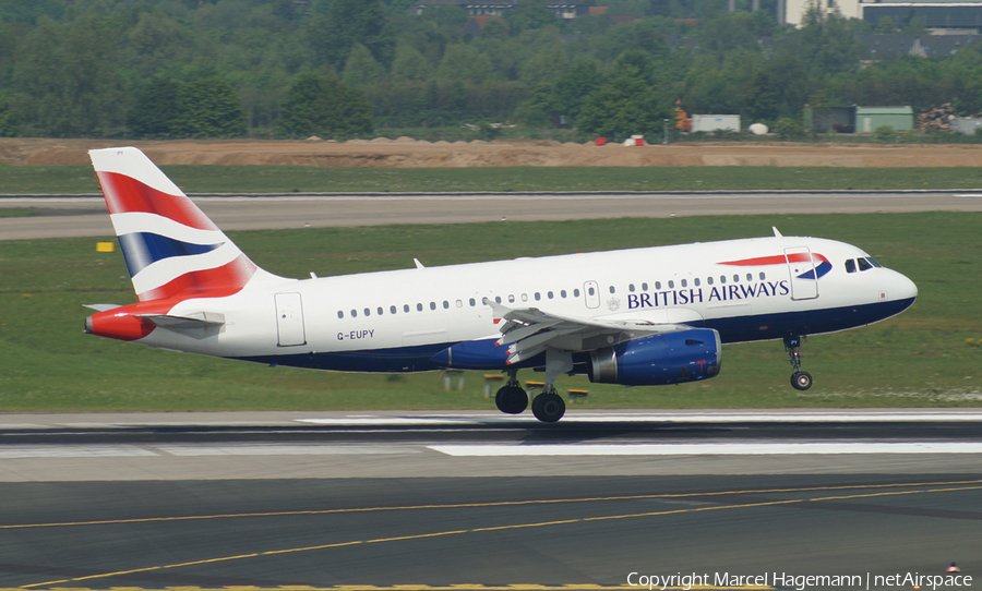 British Airways Airbus A319-131 (G-EUPY) | Photo 106643