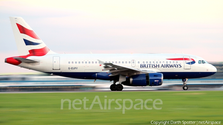 British Airways Airbus A319-131 (G-EUPY) | Photo 206986