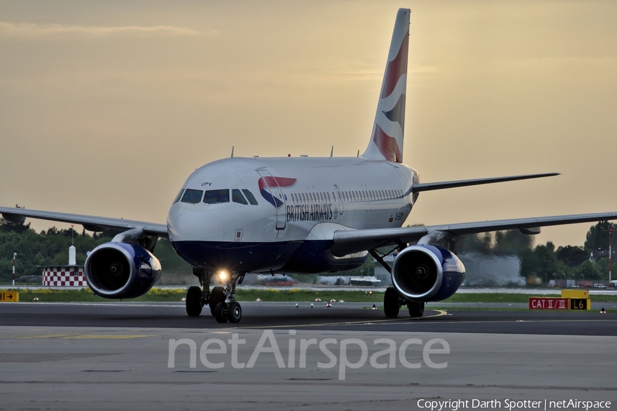 British Airways Airbus A319-131 (G-EUPY) | Photo 229053