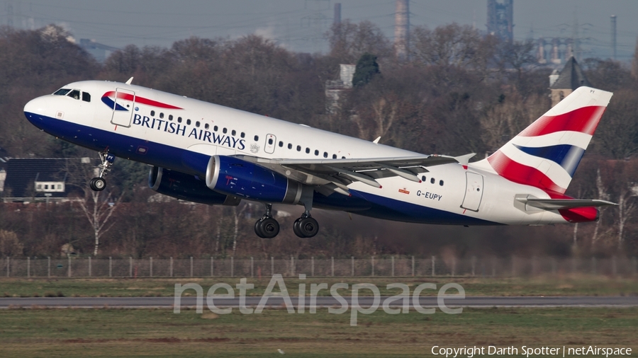 British Airways Airbus A319-131 (G-EUPY) | Photo 234123