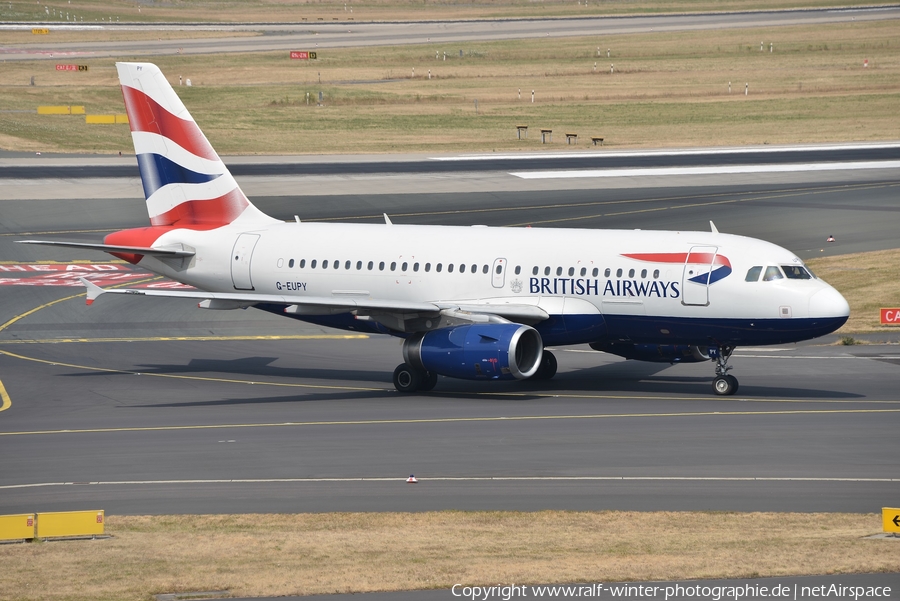 British Airways Airbus A319-131 (G-EUPY) | Photo 348623