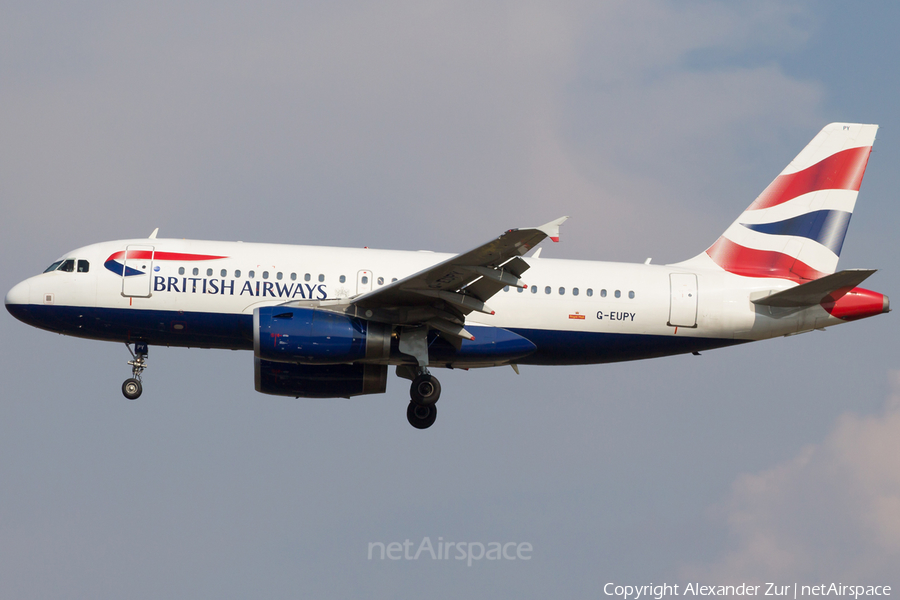 British Airways Airbus A319-131 (G-EUPY) | Photo 125802
