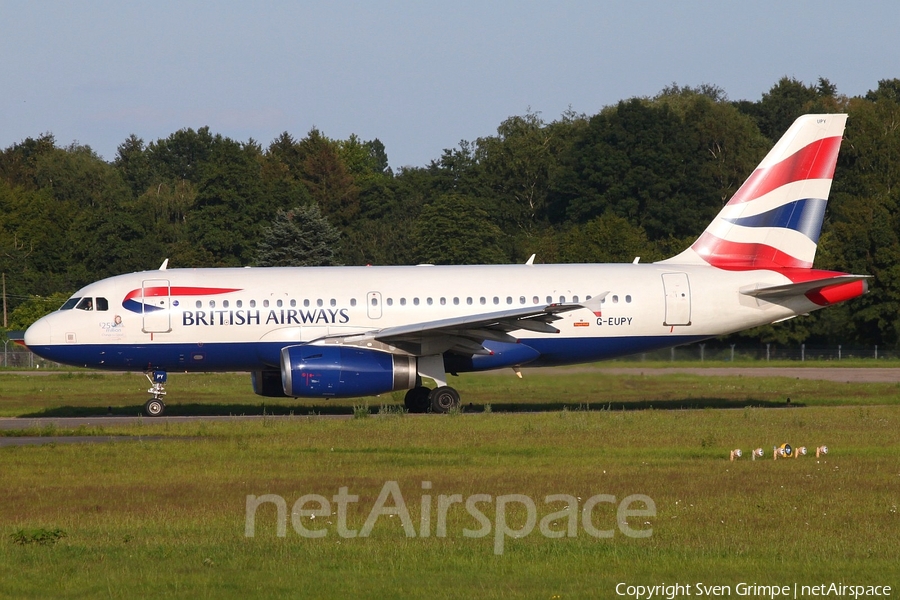 British Airways Airbus A319-131 (G-EUPY) | Photo 42730