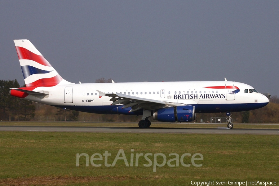 British Airways Airbus A319-131 (G-EUPY) | Photo 73808