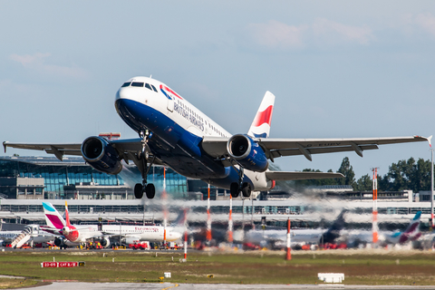 British Airways Airbus A319-131 (G-EUPY) at  Hamburg - Fuhlsbuettel (Helmut Schmidt), Germany