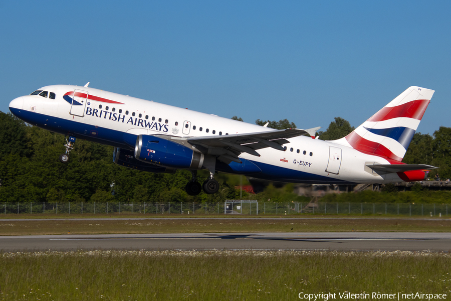 British Airways Airbus A319-131 (G-EUPY) | Photo 510922