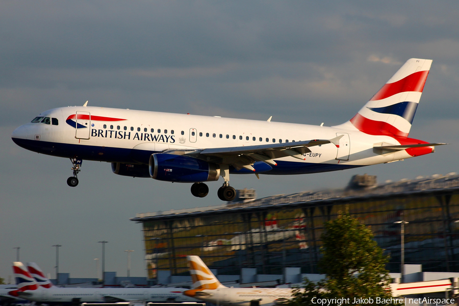 British Airways Airbus A319-131 (G-EUPY) | Photo 187367