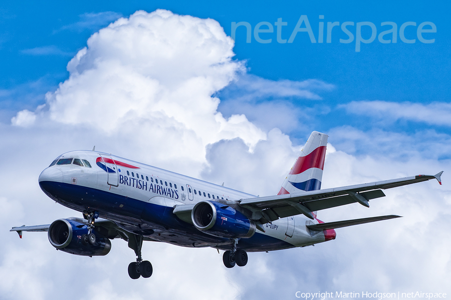 British Airways Airbus A319-131 (G-EUPY) | Photo 245650