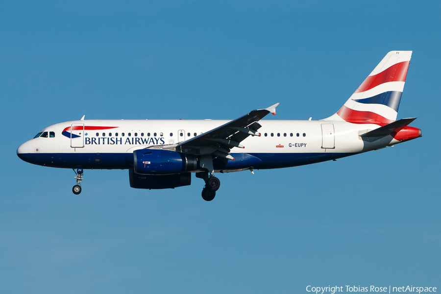 British Airways Airbus A319-131 (G-EUPY) | Photo 300940