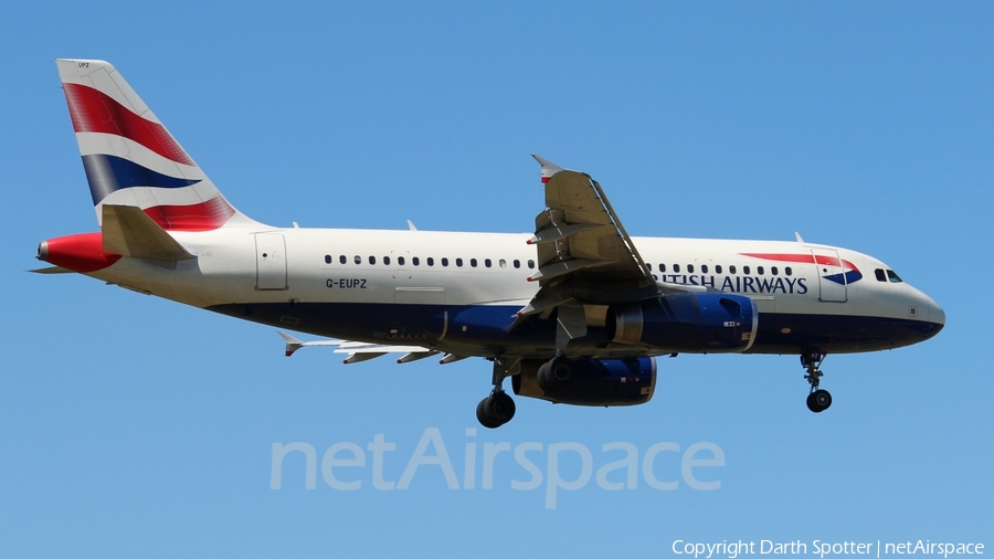 British Airways Airbus A319-131 (G-EUPZ) | Photo 210769