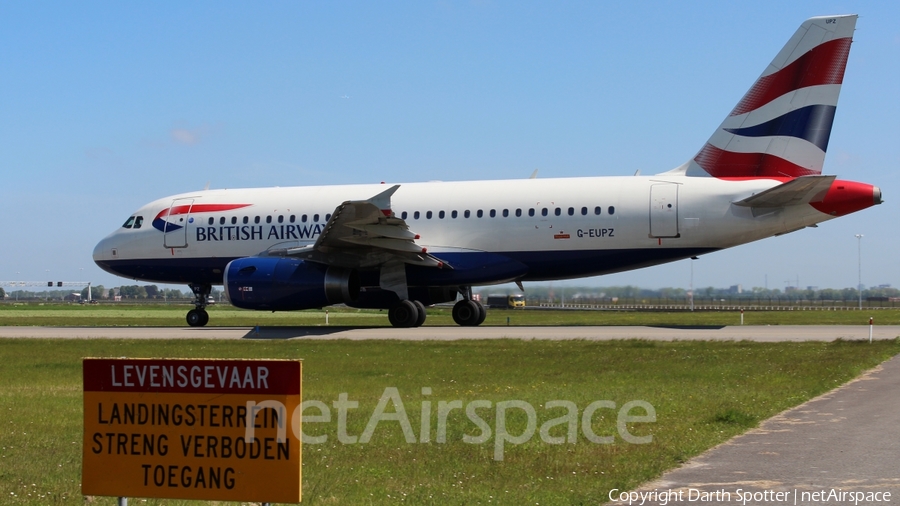 British Airways Airbus A319-131 (G-EUPZ) | Photo 210772