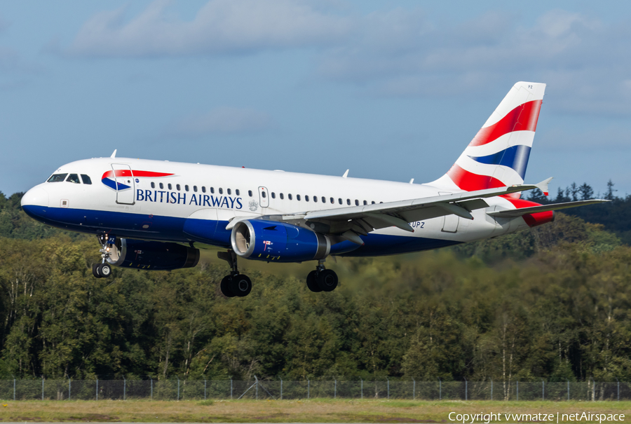 British Airways Airbus A319-131 (G-EUPZ) | Photo 586569