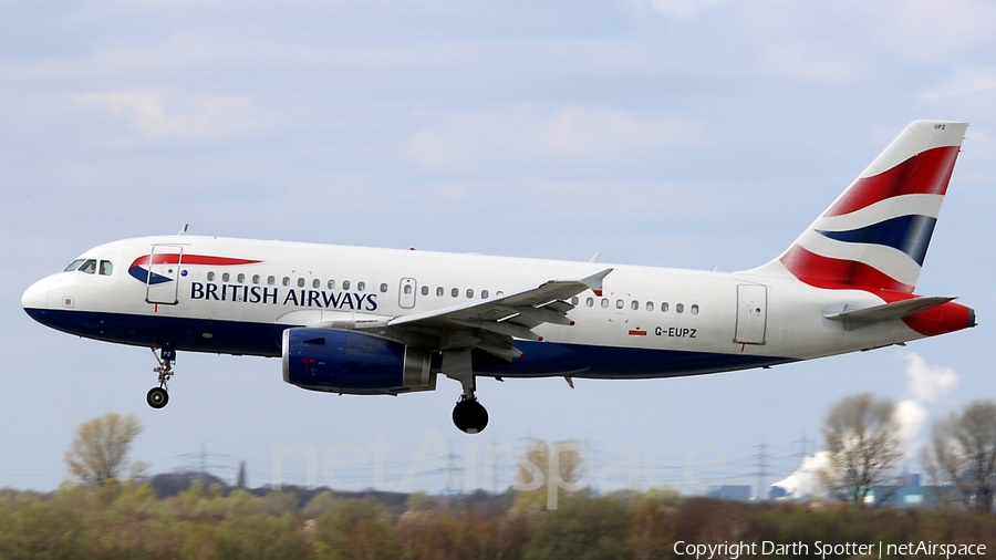 British Airways Airbus A319-131 (G-EUPZ) | Photo 206196