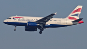 British Airways Airbus A319-131 (G-EUPZ) at  Dusseldorf - International, Germany