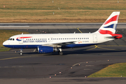 British Airways Airbus A319-131 (G-EUPZ) at  Dusseldorf - International, Germany