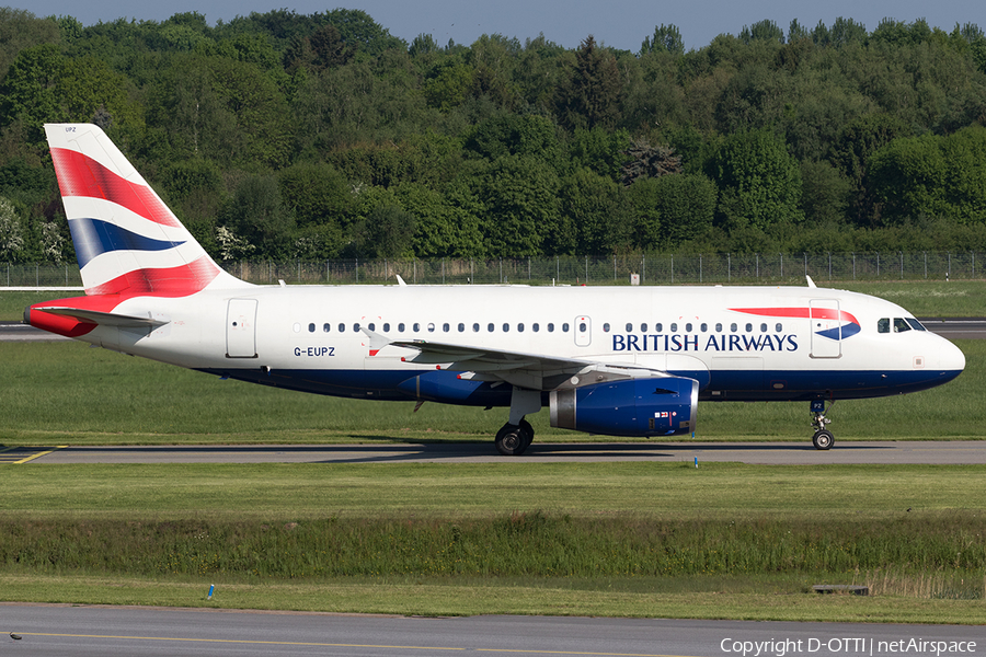 British Airways Airbus A319-131 (G-EUPZ) | Photo 164041