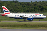 British Airways Airbus A319-131 (G-EUPZ) at  Hamburg - Fuhlsbuettel (Helmut Schmidt), Germany