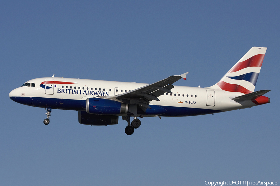 British Airways Airbus A319-131 (G-EUPZ) | Photo 274911