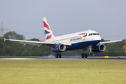 British Airways Airbus A319-131 (G-EUPZ) at  Manchester - International (Ringway), United Kingdom