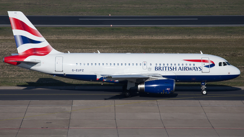 British Airways Airbus A319-131 (G-EUPZ) at  Berlin - Tegel, Germany