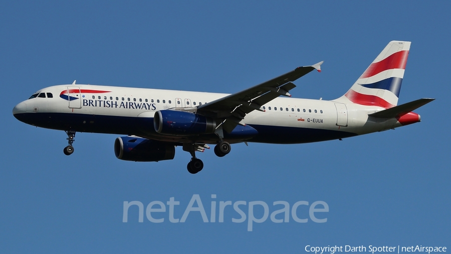 British Airways Airbus A320-232 (G-EUUA) | Photo 221738