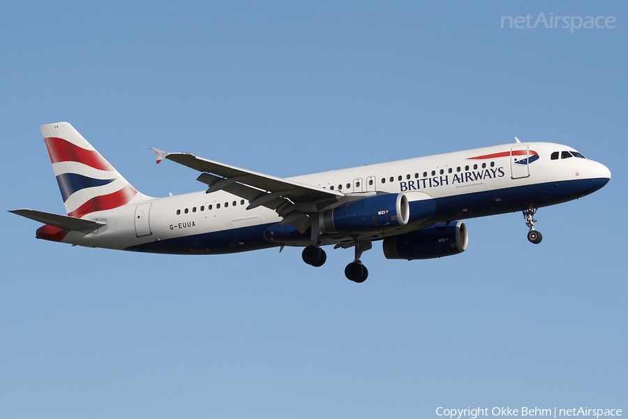 British Airways Airbus A320-232 (G-EUUA) | Photo 42032