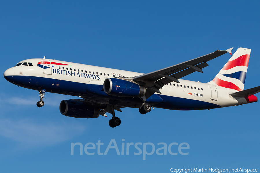 British Airways Airbus A320-232 (G-EUUA) | Photo 130351