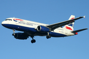 British Airways Airbus A320-232 (G-EUUA) at  London - Heathrow, United Kingdom