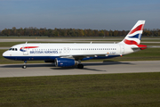 British Airways Airbus A320-232 (G-EUUA) at  Munich, Germany