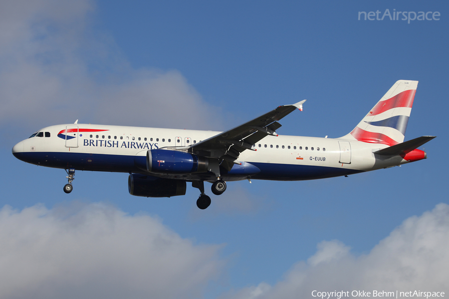 British Airways Airbus A320-232 (G-EUUB) | Photo 52284