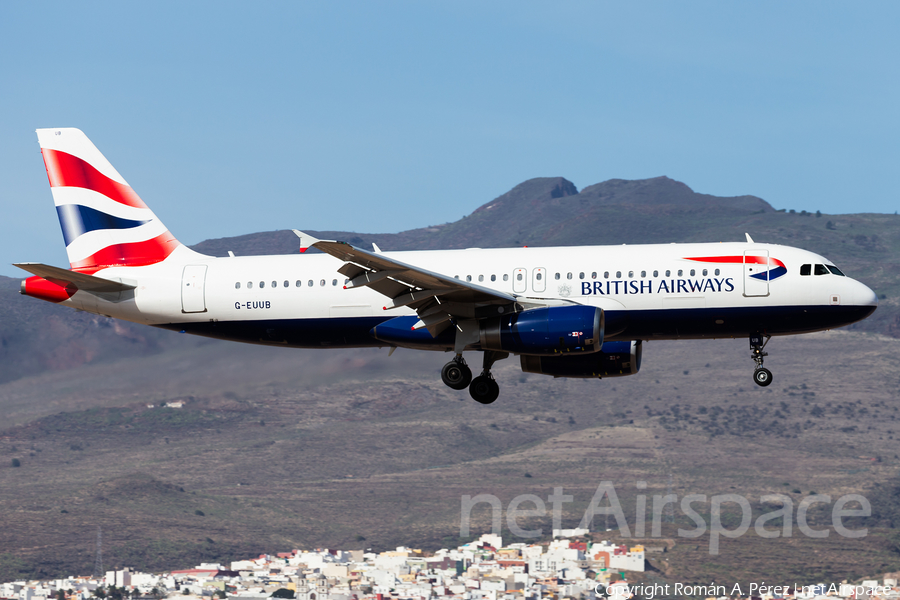 British Airways Airbus A320-232 (G-EUUB) | Photo 365247